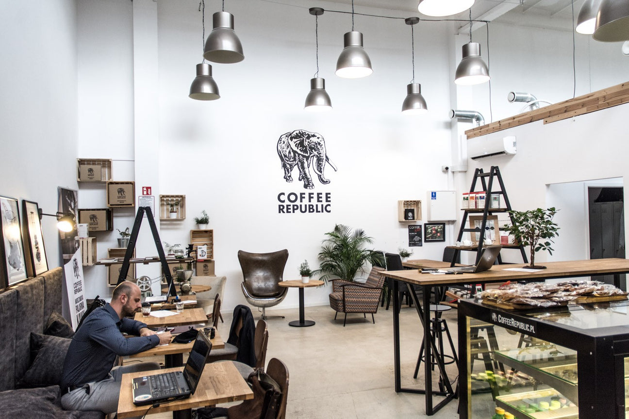 Wizyta w kawiarni - Coffee Republic Warszawa