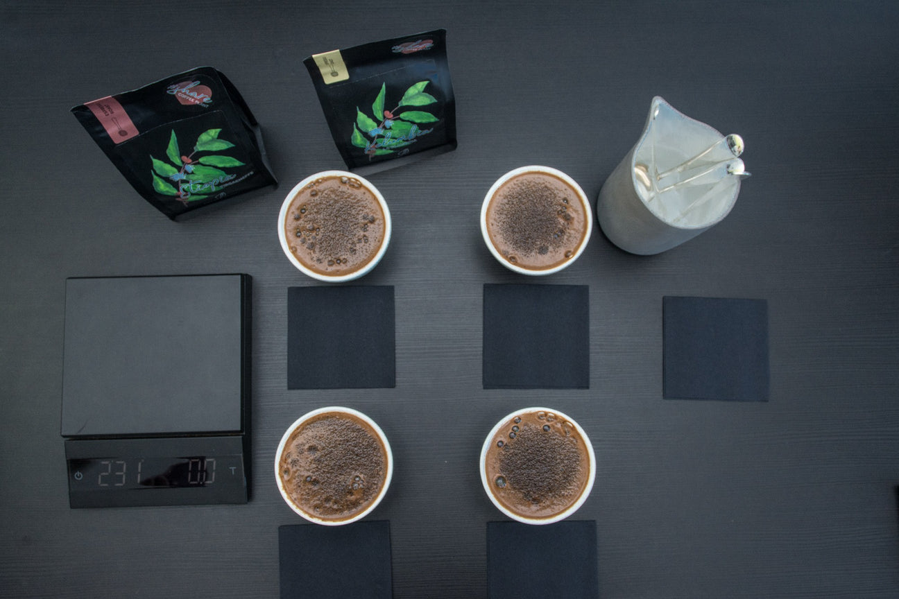 cupping - coffee plant - czarka do cuppingu