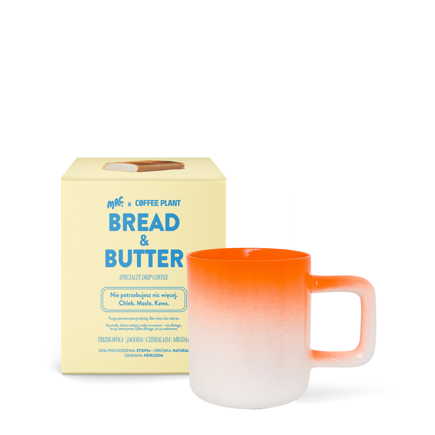 Drip bag BREAD & BUTTER + kubek NODI STUDIO